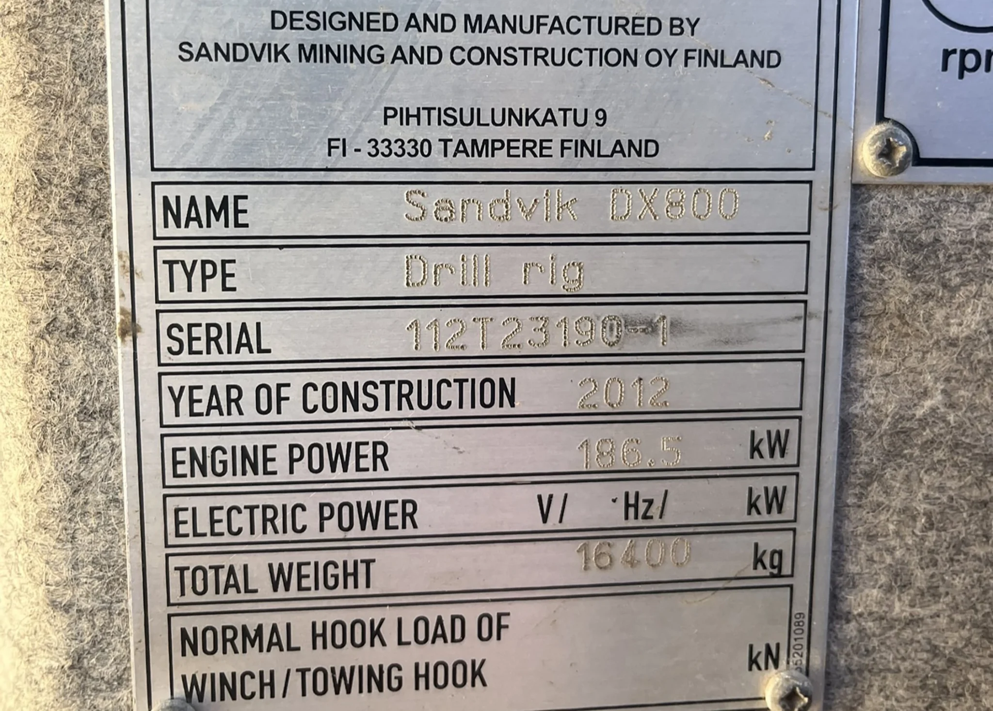 Ranger™ DX800 | Sandvik Rental and Used